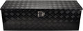 48''Inch Aluminum Truck Tool Box Truck Bed Toolbox Truck Trailer Chest Box Trailer Underbody Storage Organizer Waterproof Square Storage Organizer w/Lock & Keys Black(‎48' Lx15 Wx15 H)