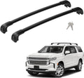 330LBS Lockable Roof Rack Cross Bars Fit for 2021 2022 2023 2024 2025 2026 Chevy Tahoe Suburban Yukon Escalade, Aluminum Crossbars Cargo Racks Rooftop Luggage Canoe Kayak