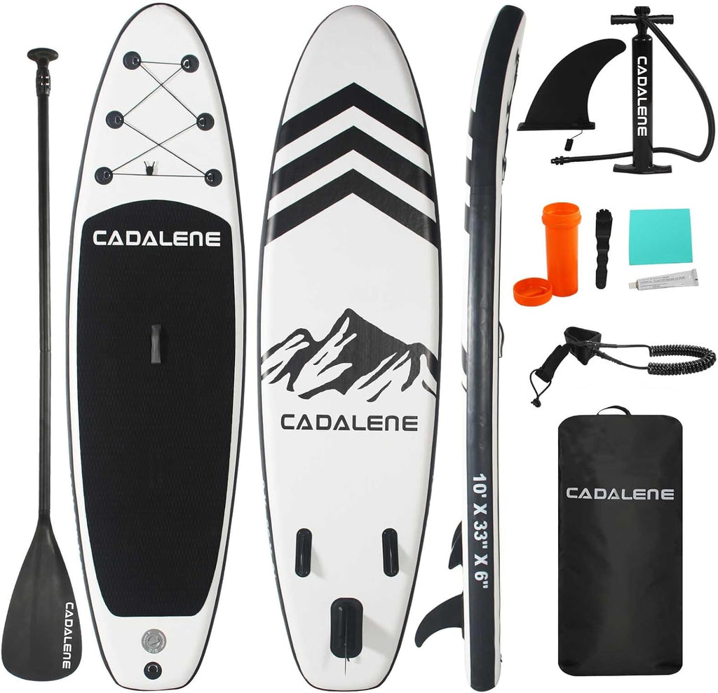 Inflatable Stand Up Paddle Board with SUP Accessories, Anti-Slip EVA Deck, Family-Friendly SUP Boards for Adults & Youth of All Skill Levels, Versatile Yoga Paddle Board