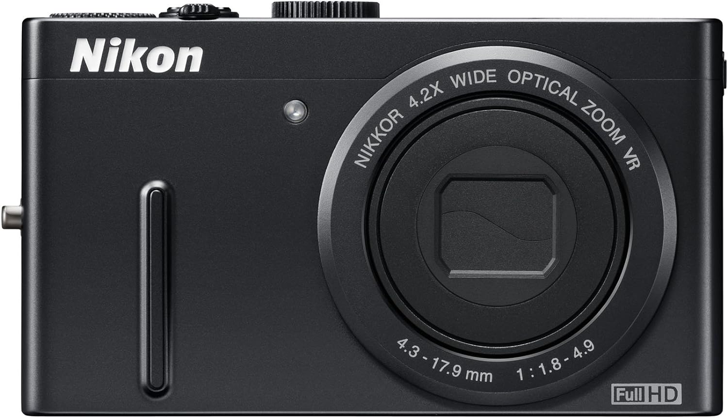 Nikon COOLPIX P300 12.2 CMOS Digital Camera with 4.2x f/1.8 NIKKOR Wide-Angle Optical Zoom Lens and Full HD 1080p Video (Black)