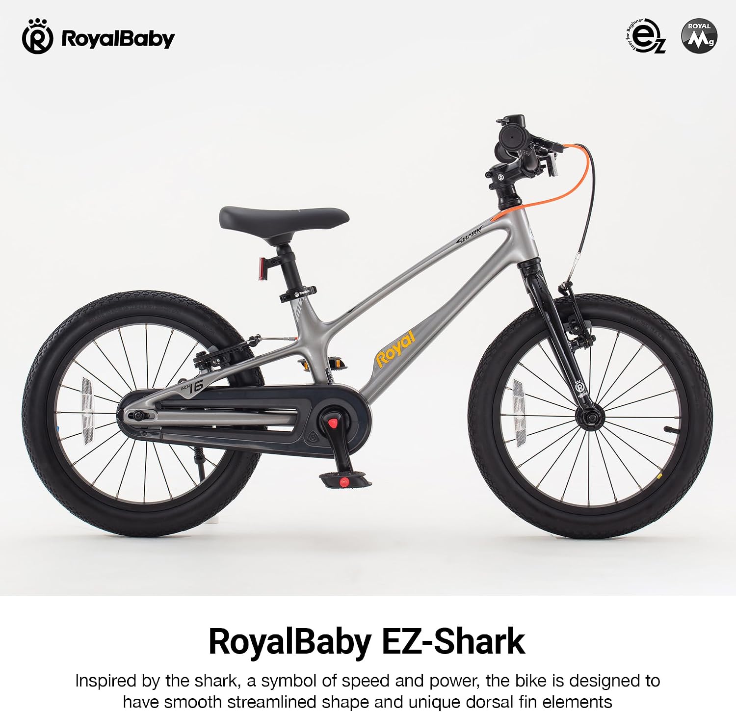 RoyalBaby EZ Kids Bike 12 14 16 18 20 Inch Balance Pedal 2-in-1 Training Bicycle Boys Girls Ages 3 to 12 Years Easy Learn for Beginners