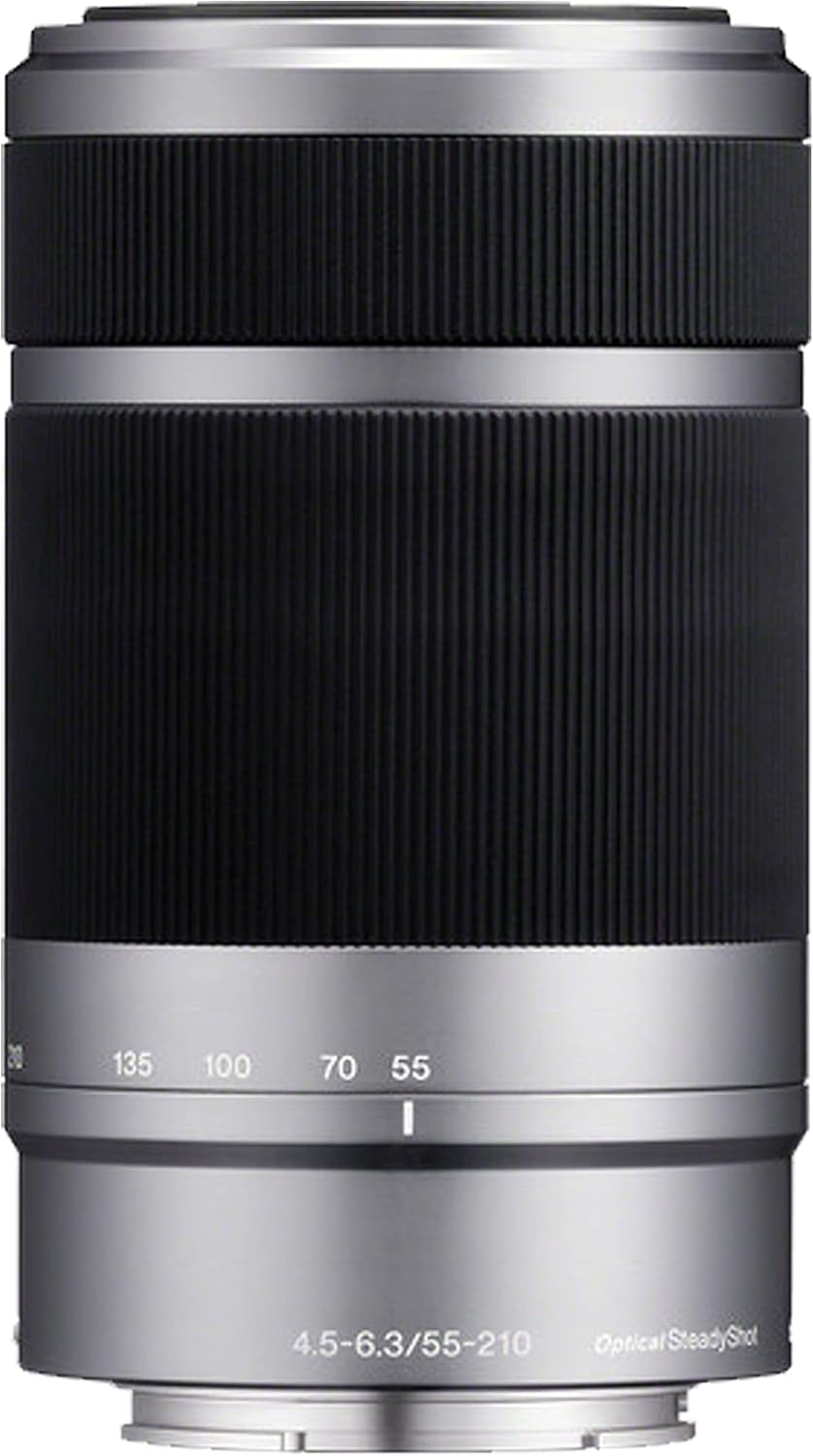 Sony Alpha a6400 Mirrorless Digital Camera (Silver) with 16-50mm & 55-210mm Zoom Lenses + 64GB Memory, Wide Angle + Telephoto Lens, Filters, Case, Tripod + More (30PC Bundle Kit) (Renewed)