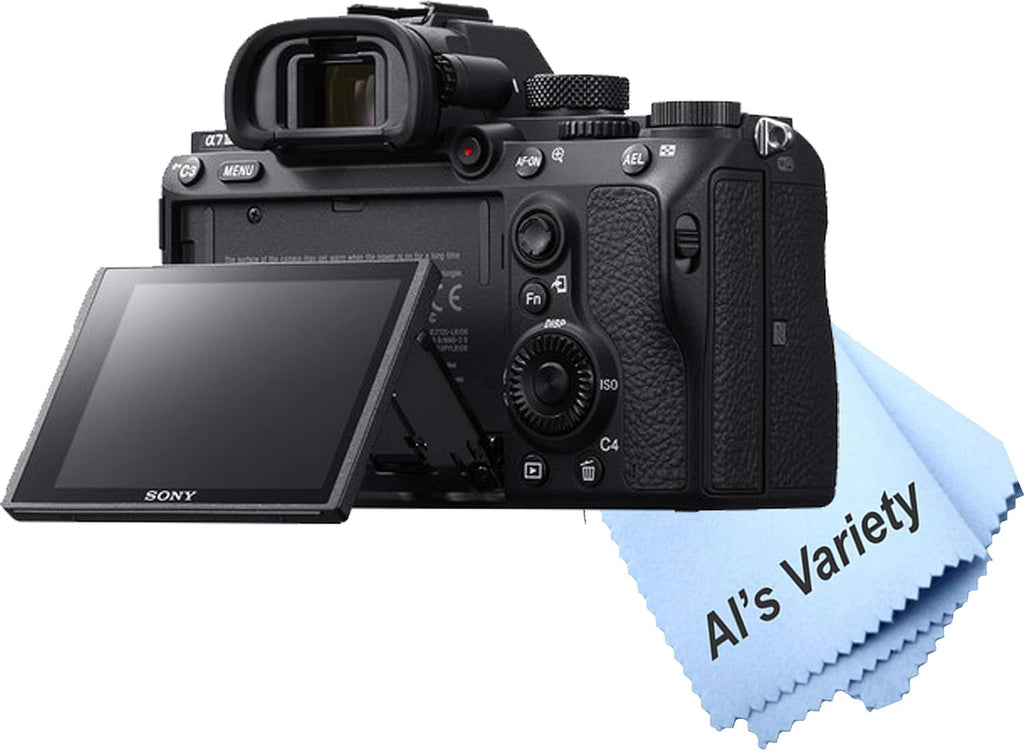 Sony A7 III Mirrorless Camera with 28-70mm + 128GB Extreme Speed Card, U-Grip, Microphone, LED Video Light, Spare Battery, Filter Kit, More (Extreme Pro-Bundle), Black (Renewed)
