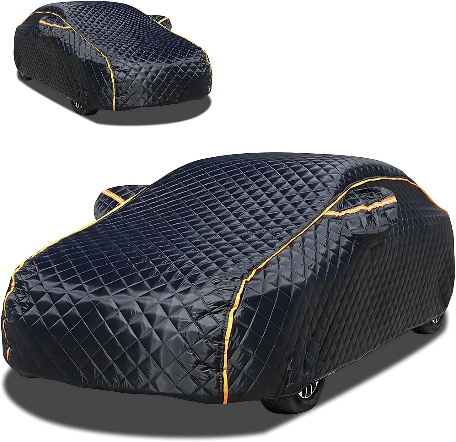 Heavy Duty Car Cover Waterproof for Hyundai Elantra SEL (2021-2025, Sedan), Hail Protector Car Cover, Protecting Against Scratches, Rain Sun Uv Dust All Weather Protection dvd316