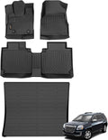 Binmotor-Floor Mats Cargo Liner Set for GMC Terrain 2012-2017 Chevy Equinox, All Weather Car Floor Mats 2017 GMC Terrain/Chevy Equinox Accessories for Terrain