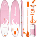 FBSPORT 11' Premium Stand Up Paddle Board, Yoga Board with SUP Accessories & Carry Bag | Wide Stance, Surf Control, Non-Slip Deck, Leash, Paddle and Pump for Youth & Adult