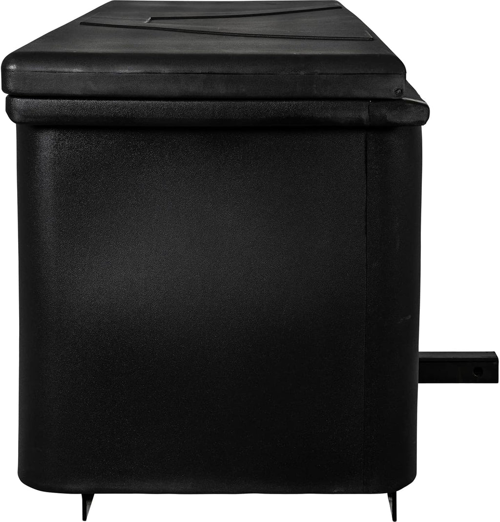 Buyers Products 1707020 Poly Hitch Mounted Cargo Carrier, 23x51x26, Includes Polyethylene Chest, Steel Frame, 5/8in. Hitch Pin, Waterproof Truck Bed Storage & Tool Box, Fits 2 in Receiver, Made in USA