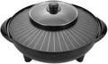 Electric Grill and Hot Pot 2 in 1 Portable Cookware Round Multifunctional Korean BBQ for Family Indoor Picnic Camping Outdoor, 32cm(36cm)