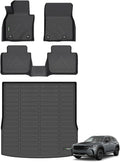 ANBINGO® Floor Mats & Cargo Liner for Mazda CX-50 2026 2025 2024 2023 AWD (Non Hybrid) / All Weather TPE CX50 Floor Liners / 1st & 2nd Row Custom Mats Full Set / CX50 Accessories - Black