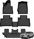 GINOWY-Floor Mats for Lincoln Aviator 2020-2026 (Only 6 Seats Version), Fit Gas and Plug-in Hybrid(Grand Touring),All Weather Car Mats for Lincoln Aviator Accessories