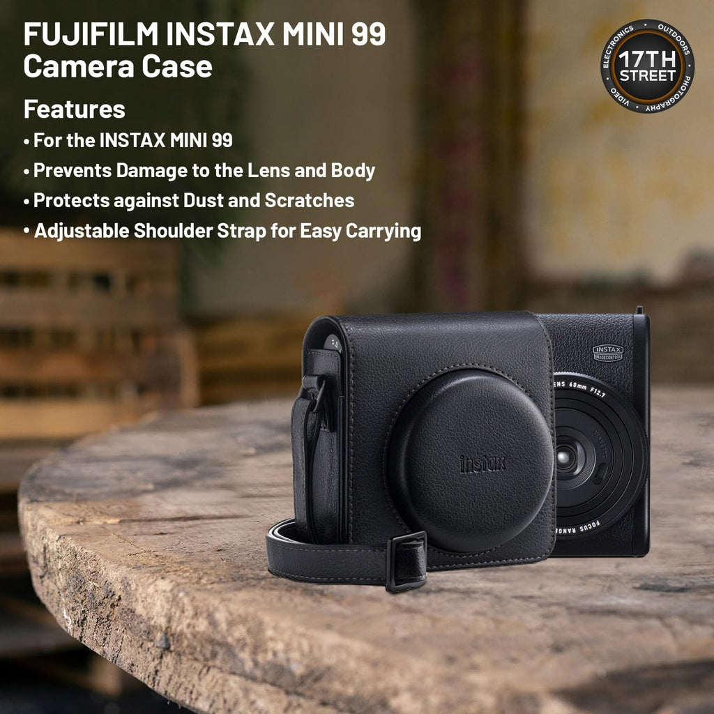 Fujifilm Instax Mini 99 Instant Film Camera with Instax Mini 99 Camera Case, Photo Album (108 Count) 2 Pack of Instant Film 40 Sheets Total Essential Bundle Set