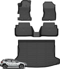 Wayhigh® Floor Mats & Cargo Liner for Subaru Crosstrek 2018-2023 & 2017-2023 Impreza (Not Hybrid Models), All Weather TPE Waterproof Heavy Duty Floor Liners, Floor Mats Fit for Crosstrek Accessories