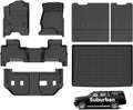Wayhigh® Floor Mats for 2015-2020 Chevy Suburban & GMC Yukon XL(Only 8 Seats) (with 2nd Row Bench Seat) All Weather Trunk Mat with Backrest Mat Waterproof Duty Cargo Liners Accessories