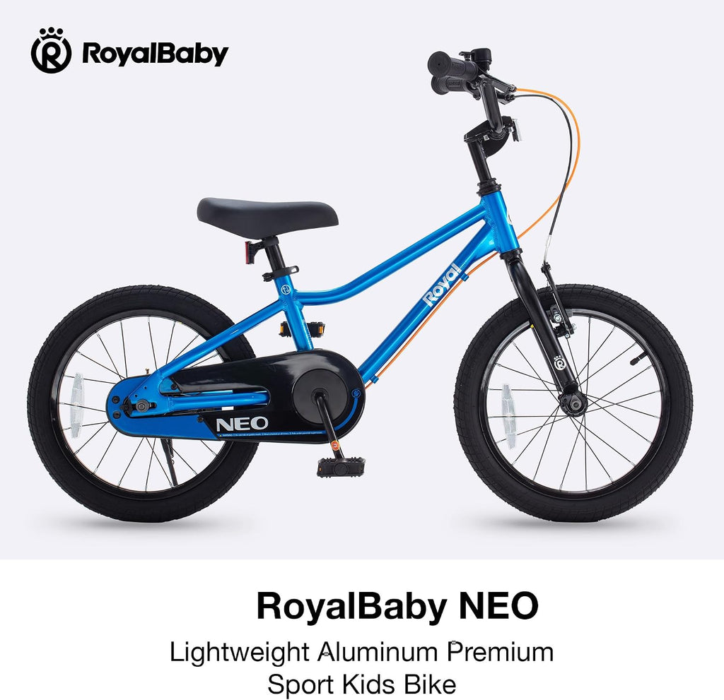 RoyalBaby Kids Bike, Lightweight Aluminum 16 18 Inch Wheel Bicycle Boys Girls Ages 4-9 Years, Multiple Colors