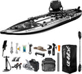 Spatium Triple Chamber Fishing Board SUP Inflatable Stand Up Paddle Board 11'*48'*6',Fishing Kayak with Premium Accessories 2 Fishing Rod Holders