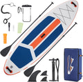 NEWBULIG 33' Inflatable Paddle Board SUP, Stand Up Paddle Board Blow Up with 3 Carry Handles, Non-Slip Deck Pad, Complete Kit with Pump, Leash & Backpack for Beginners/Adults