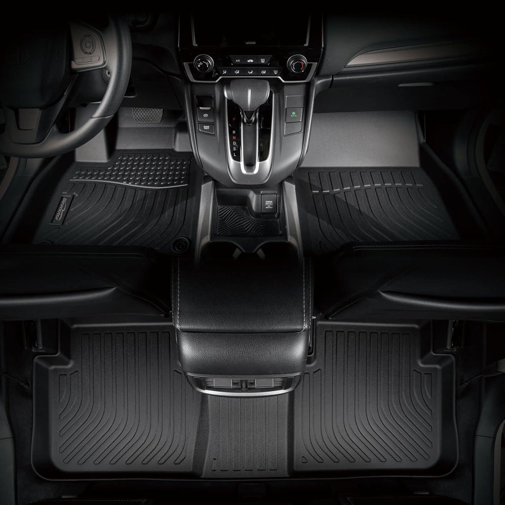 Binmotor-Floor Mats & Cargo Liner for Mitsubishi Outlander 2022-2024 2025 SE丨SEL丨ES 丨SE & SEL Launch Edition丨Platinum Edition (Excludes PHEV and Sport Versions),All Weather Outlander Accessories