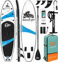 InnoExpo Inflatable Stand Up Paddle Boards with Premium Accessories, Wide Stable SUP Paddle Board Design, Non-Slip Comfort Deck for Youth & Adults