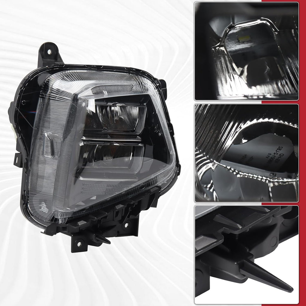 LED Headlight Assembly Compatible with 2022-2026 Hyundai Tucson SE/SEL Models Right Passenger Side 92102-CW150 92102-CW650 HY2503250