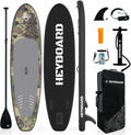 HEYBOARD Inflatable Stand Up Paddle Board 10'6'×32'×6' Standup Paddleboard with Premium SUP Accessories & Backpack, Non-Slip Deck, Waterproof Bag, Leash, Paddle, Hand Pump