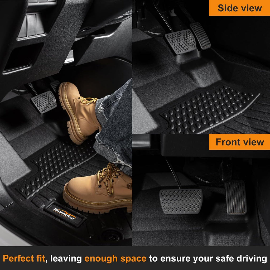 Binmotor-Floor Mats & Cargo Liner Set for 2020-2026 Ford Escape (Only Gasoline), TPE All Weather Car Floor Mat for Ford Escape Accessories, Floor Liners Escape Trunk Mat
