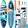 Niphean Inflatable Stand Up Paddle Board with SUP Accessories, Anti-Slip EVA Deck, 10'6'' Inflatable Paddle Boards for Adults & Youth of All Skill Levels