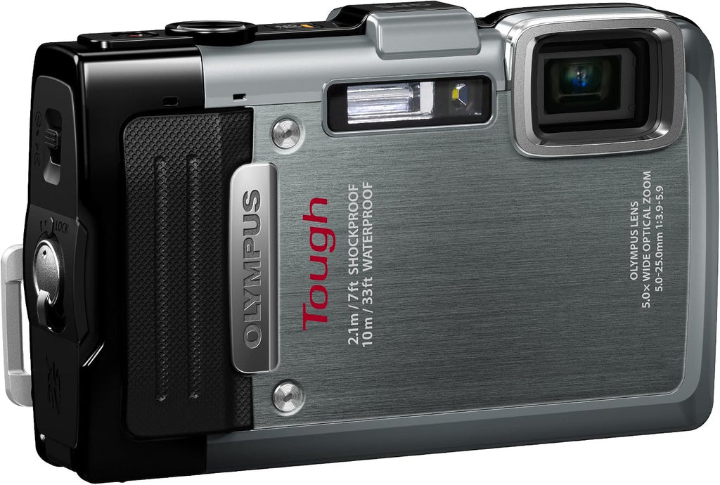 OM SYSTEM Olympus Stylus TG-830 iHS Digital Camera with 5X Optical Zoom and 3-Inch LCD (Silver) (Old Model)