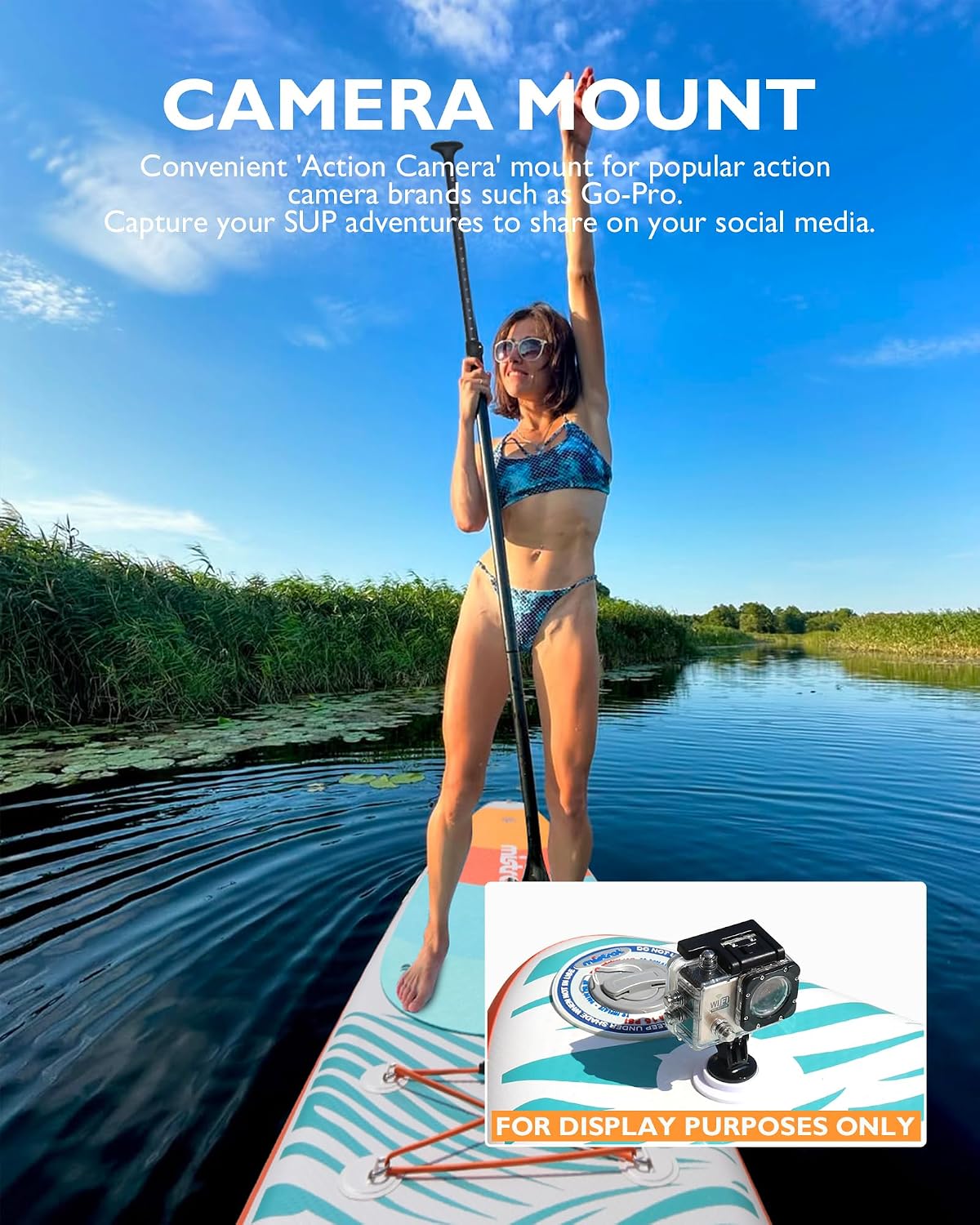 Mistral Inflatable Stand Up Paddle Board with Premium SUP Accessories, 11'6' x31''x6'' Inflatable Paddle Boards, Wide Stable Design, Non-Slip Comfort Deck for Youth & Adults of All Skill Levels