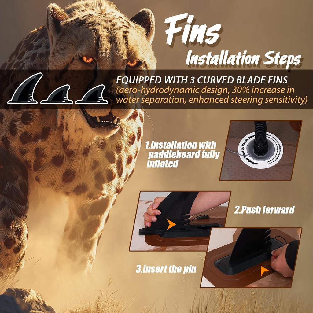 Inflatable Paddle Board 11'6/10'6 Paddle Board - All-Around SUP Board for Adults & Beginners, Stand Up Paddle Board with Complete Accessory Kit for Lake, River, Ocean
