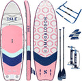 ISLE Megalodon Inflatable Stand Up Paddle Board & iSUP Bundle Accessory Pack - Up to 1,050 lbs Capacity — Durable, Lightweight, Stable — 12' L x 45' W x 8' OR 15' L x 56' W x 8'