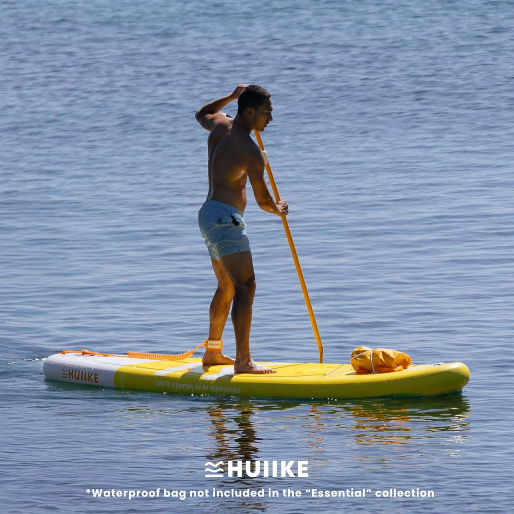 HUIIKE Inflatable Paddle Board for Adults with Accessories Included, Oar, Fins, Pump. Stand Up Paddleboard Great Stability and Resistance. 10' x 33' x 5.9', Maximum Load 286 lb