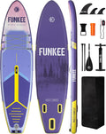 11'×34'×6' Extra Wide Inflatable Stand Up Paddle Board, Sup Board with Removable Fins, Backpack, Floating Paddle, Safety Leash, Floating Phone Case for Adults & Youth of All Skill Levels
