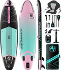 11'6'x35' Inflatable Paddle Board, 450lbs Extra Wide Stand Up Paddleboard for Adults with Premium SUP Accessories Kit & Backpack, Blow Up Kayak Non-Slip Stable Deck Boat for Yoga Fishing Surf