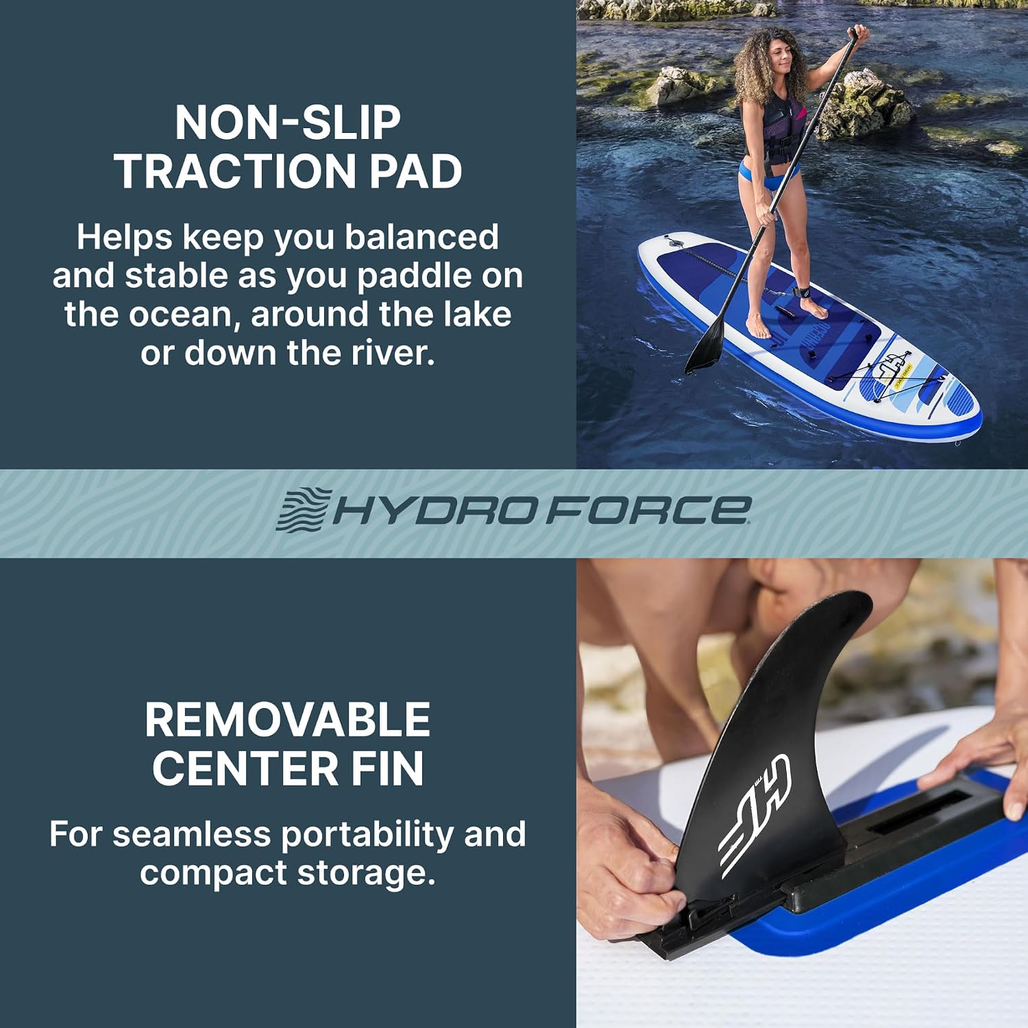 Bestway Inflatable Stand-Up Paddle Board & Kayak Set, Multi