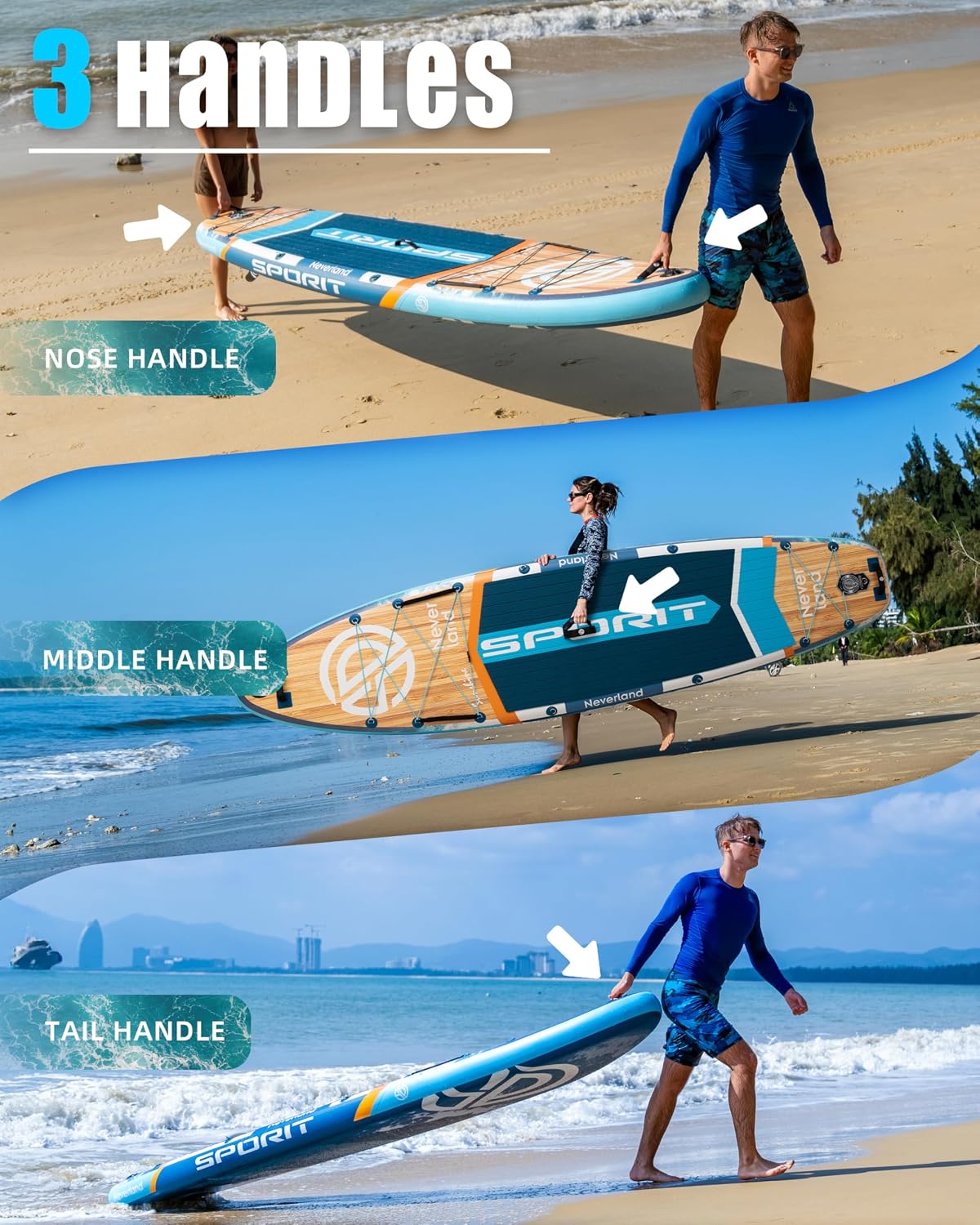 11'6×35' Super Wide Inflatable Stand Up Paddle Board, Ultra Stable SUP Board for Adults, 450lb Capacity with Shoulder Strap, 100L Backpack, Removable US Fin, Floating Paddle, Safety Leash