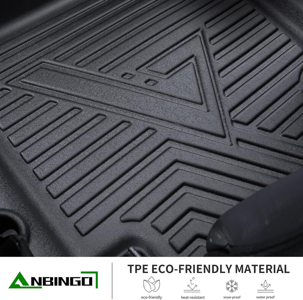 ANBINGO® Floor Mats & Cargo Liner for Honda HRV Hybrid 2023 2024 2025 2026 / HR-V 2023 2024 2025 2026, Custom Fit for LX/Sport/EX-L, All Weather Car Mat - Full Set Accessories, Black