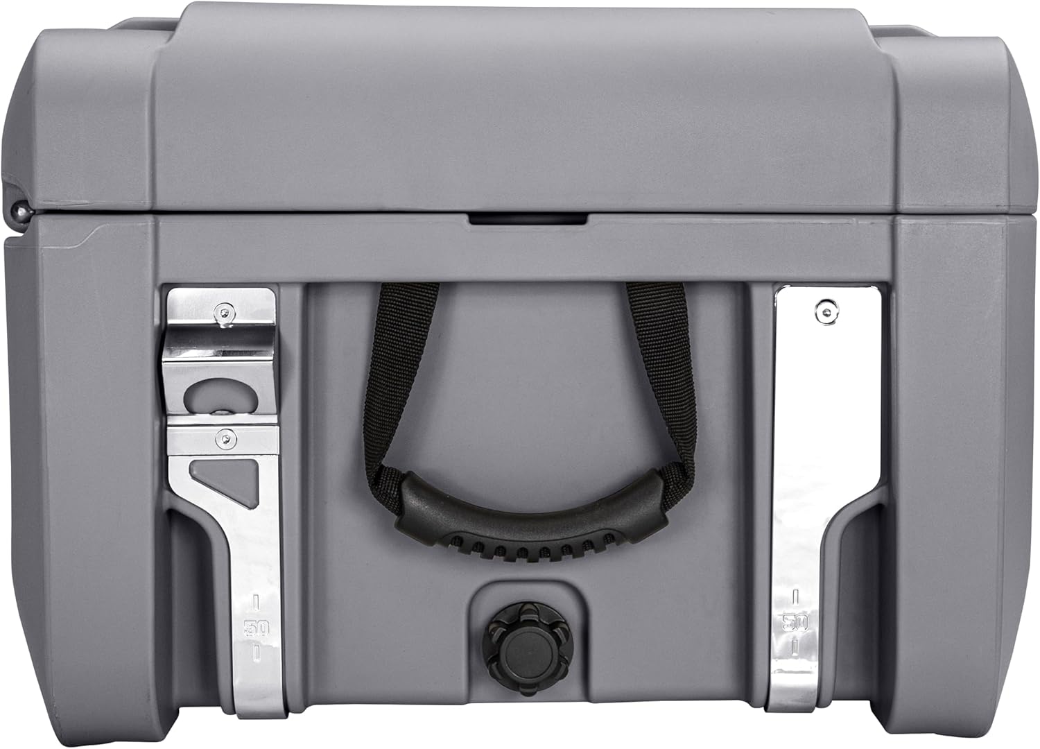 SRX-110 Overlanding Cargo Case – 110L Waterproof Storage Box for Camping, Off-Road & Truck Bed Gear – Heavy-Duty Lockable Storage with Gas Strut Lid, Stackable Design & Interior Organizer Tray (Gray)