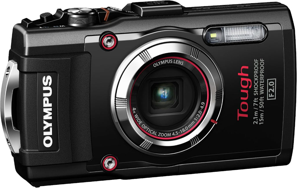 OM SYSTEM Olympus TG-3 Waterproof 16 MP Digital Camera (Black) - International Version (No Warranty)