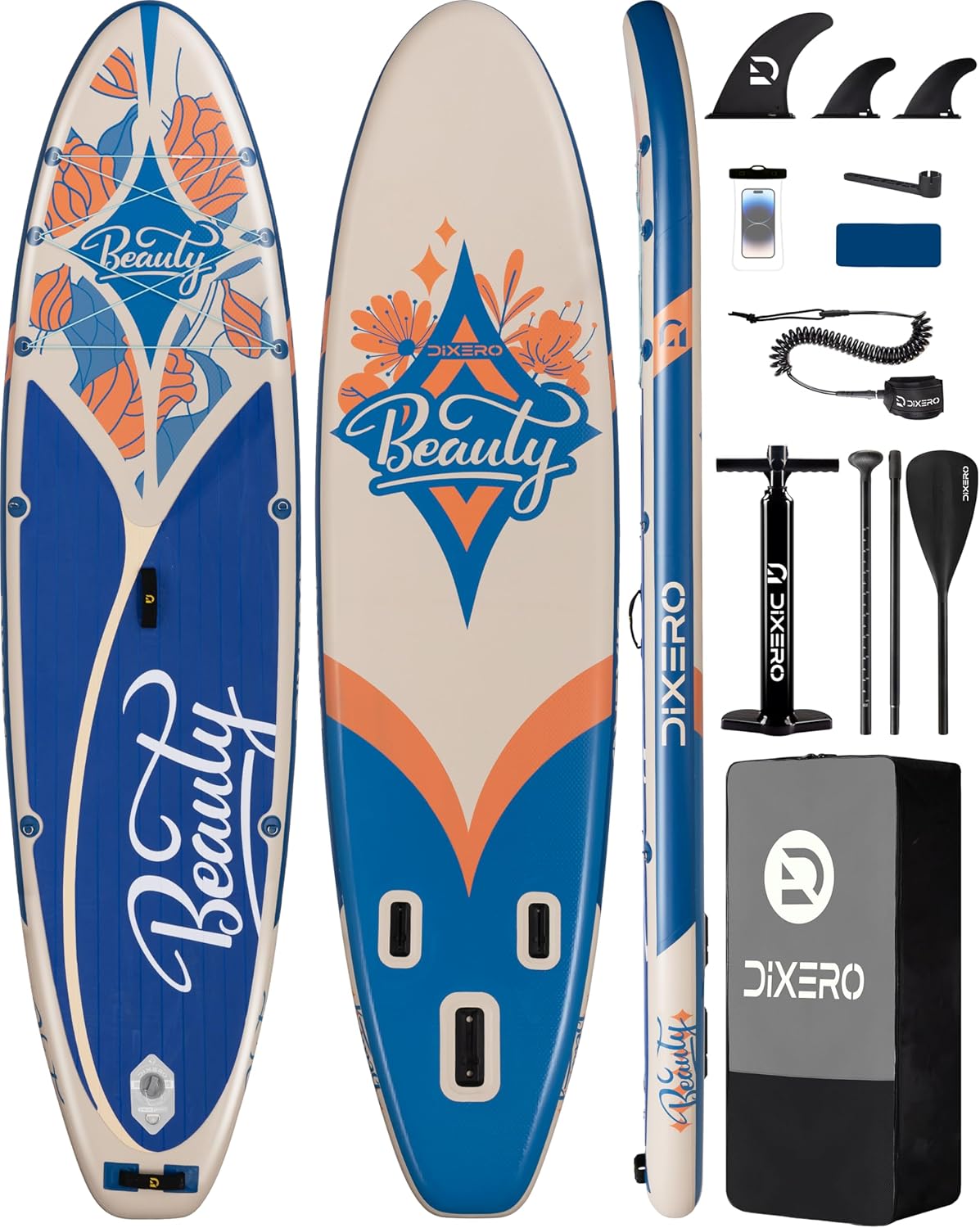 Inflatable Stand Up Paddle Board with SUP Accessories, 11'*33' Inflatable Paddle Boards for Adults & Youth of All Skill Levels