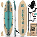 TIGERXBANG Paddle Board, 10.8' Stand Up Paddle Board with Premium Complete Inflatable SUP Accessories, Extra Wide Paddleboards for Adults & Kids-Pandora Collection