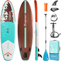 FBSPORT 11' Premium Stand Up Paddle Board, Yoga Board with SUP Accessories & Carry Bag | Wide Stance, Surf Control, Non-Slip Deck, Leash, Paddle and Pump for Youth & Adult