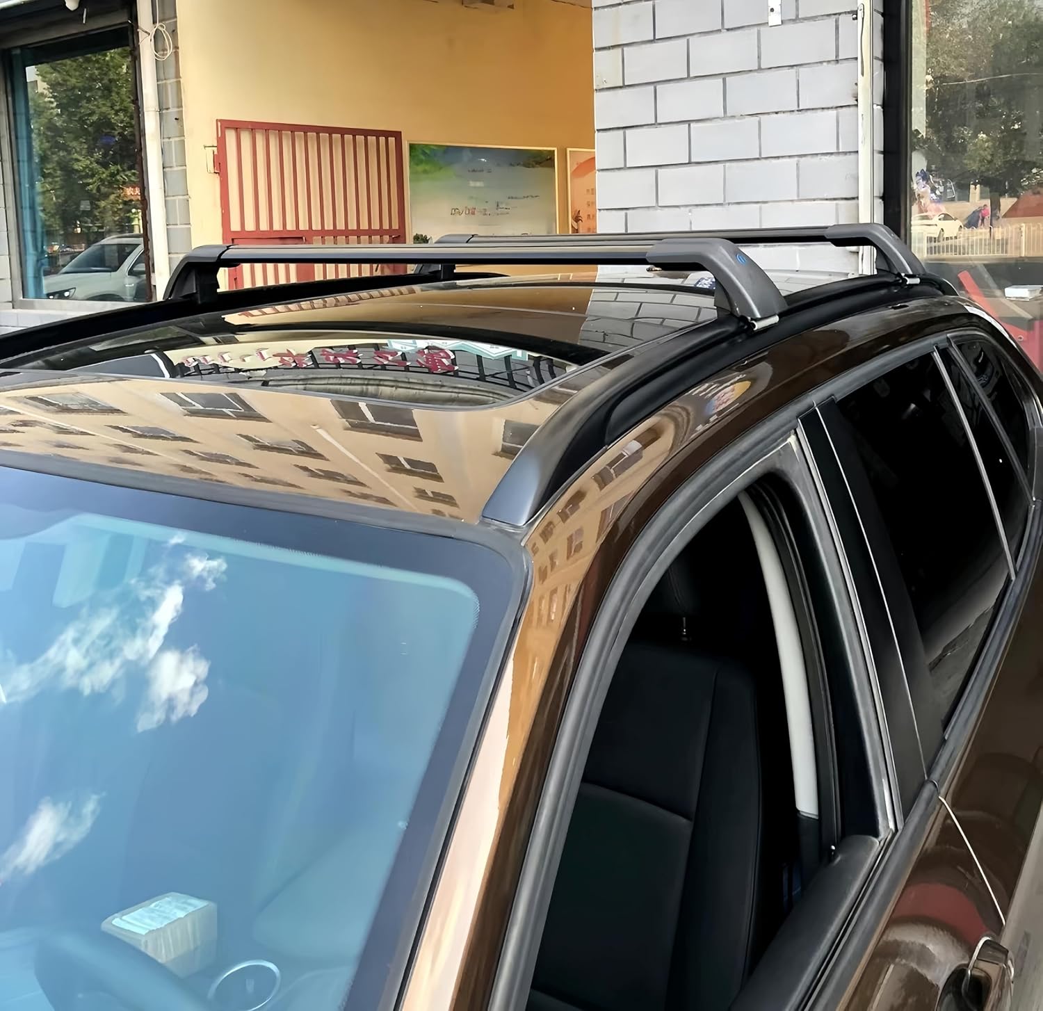 Black Crossbar Fits for Hyundai Ioniq 5 2022 2023 2024 2025 SEL XRT Limited Rooftop Cargo Bars Crossbars Luggage Carrier Cross Bar Aluminum 2PCS
