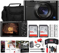 Sony Cyber-Shot DSC-RX100 VA Compact Digital Camera (DSC-RX100M5A/B) + Case + 2 x 64GB Card + 3 x NP-BX1 Battery + Card Reader + Photo Software + Charger + More