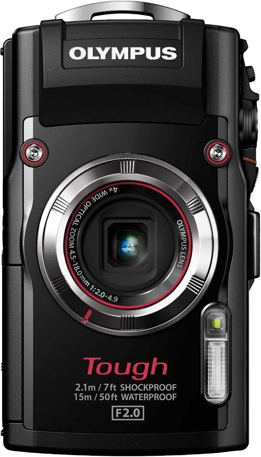 OM SYSTEM Olympus TG-3 Waterproof 16 MP Digital Camera (Black) - International Version (No Warranty)