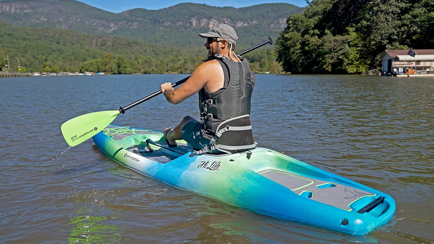 Perception Hi Life | Sit on Top Kayak for Adults | Hybrid SUP Stand up Paddle Board Kayak