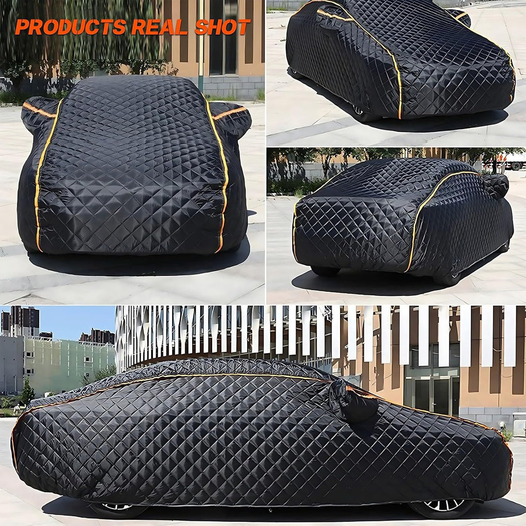 Hail Protector Car Cover Waterproof for BMW X1 sDrive28i (2023-2025, SUV), Heavy Duty Car Cover, Snow Sun Uv Dust All Weather Protection, Door Zipper & Reflective Strips dvd56