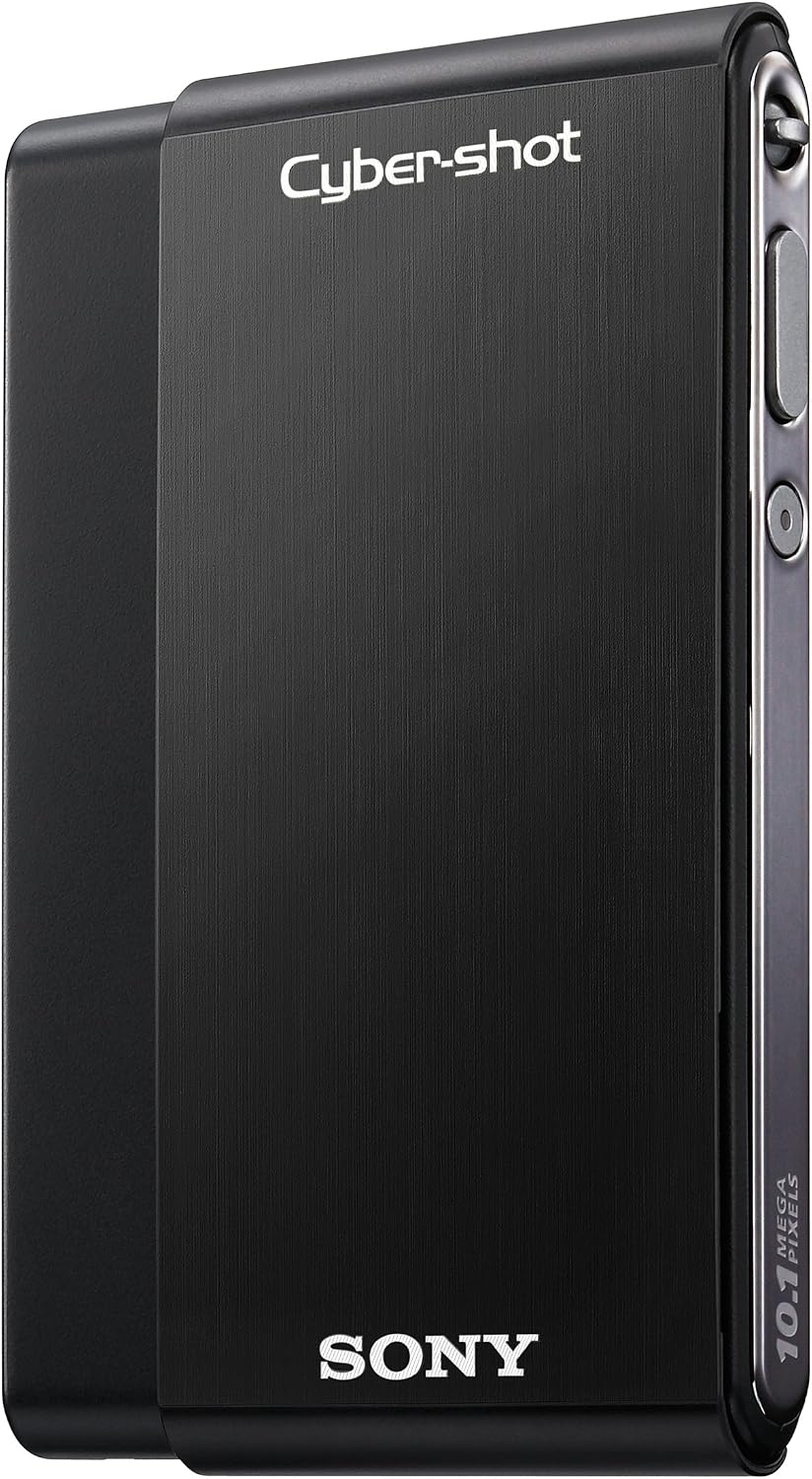 Sony Cybershot DSC-T77 Full HD 1080i, 10.1 MP Digital Camera with 4x Optical Zoom with Super Steady Shot Image Stabilization (Black)