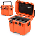 NANUK Trail 10-11.2L (3-Gallon) Waterproof Storage Box – Modular & Compact Cargo Case for Camping, Fishing, Hunting & Outdoor Storage – Dustproof and Impact Resistant (12.9' x 9.7' x 10.3') – Orange