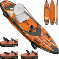 iTAOSTAR City Park 12'×35' Extra Wide Paddle Board with Seat, One-Stop Premium SUP Board Gears, Tailored 5 Fins, Stable Inflatable Stand Up Paddle Boards for Youth/Adults of All Levels