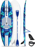 WAVESTORM 9ft6 SUP Kayak Hybrid Stand Up Paddleboard Foam Soft Top SUP for Adults and Kids of All Levels of Paddling Kayak,Blue